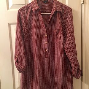 The Limited red shirt dress